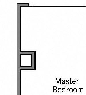 3B - 3 Bedroom 3 Bath Floor Plan Layout - 1650 Square Feet